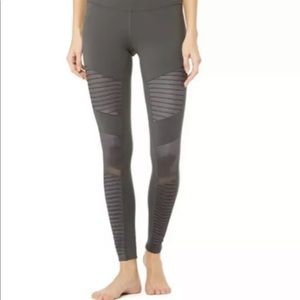 Alo Moto Gray Leggings